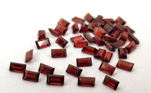 โกเมนธรรมชาติขนาดแปดเหลี่ยม3X5มม.-พลอยโกเมนสีแดงหลวมคุณภาพสูง - Product Image 6