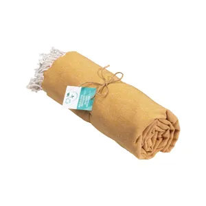 Pareo in Cotone Riciclato, Accessorio Sostenibile per Giornate di Spiaggia Eco-Friendly - Product Image 4