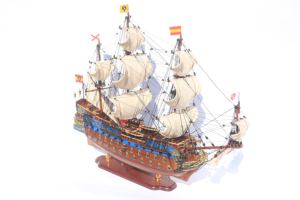 Más Vendido | Maqueta del Barco Velero San Felipe | Decoración de Madera Pintada a Mano de Vietnam, Fabricante GIA NHIEN CO., Ltd - Product Image 2