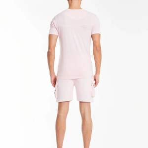 Hot Sale Product New Arrival <b>Men</b> Summer <b>Short</b> Sleeve <b>T</b> <b>Shirts</b> <b>and</b> <b>Shorts</b> Twin <b>Set</b> Contrast Color <b>Men</b> Twin <b>Sets</b> for Adults OEM - Product Image 4