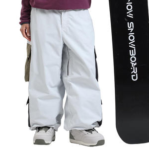 Pantalones de Esquí de Alta Calidad Hechos a Medida, Impermeables, Cálidos, Ropa de Esquí para Mujer, Estilo Hip Hop, Holgados y Anchos - Product Image 2