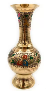 Vase d'intérieur suspendu en métal Murs muraux Cape Planteur Jardinière à la main pour la maison Vase de plantes par décor Impex - Product Image 5