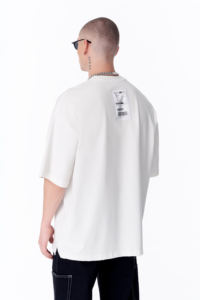 Santorini Logo-Marque Custumized-T-shirt-2025 T-shirt Streetwear surdimensionné pour homme 100% coton 240GSM 300GSM Qualité supérieure - Product Image 4