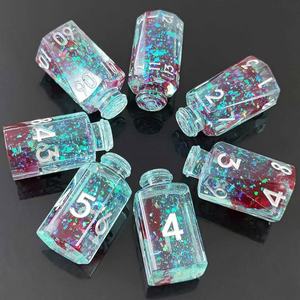 Nouveau <span class=keywords><strong>jeu</strong></span> de dés Potion DND 7 pièces, <span class=keywords><strong>jeu</strong></span> de dés transparent D & D <span class=keywords><strong>RPG</strong></span> dés polyédriques, pour donjons et dragons jeux TTRPG jeux de rôle - Product Image 6
