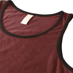 Débardeur tricoté décontracté de qualité supérieure, séchage rapide, pour homme, 100 % coton, logo personnalisé, couleur/taille personnalisée, grandes tailles, été - Product Image 4