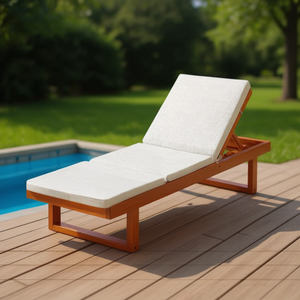 New Arrival Premium Quality Outdoor <b>Foam</b> Beach Lounger <b>Cushion</b> Pad Garden Sun Lounger Mat for Pool Patio Wholesale 5801020805 - Product Image 3