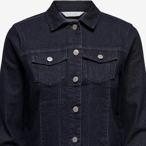 Vestes en jean top ventes, coupe ajustée, délavée, col rabattu, coupe confortable, vêtements vintage, vestes OEM pour femmes - Product Image 4