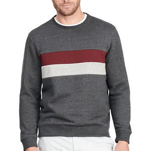 Quantité minimale de commande bas 100% coton matériel hommes o-cou sweats haut tendance manches longues séchage rapide hommes sweat - Product Image 1