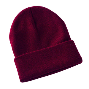 Bonnet d'hiver unisexe en tricot de haute qualité, teint en acrylique uni, personnalisé, motifs de losanges vierges, vêtements doux, vente en gros - Product Image 6