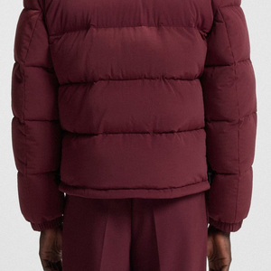 Veste matelassée pour homme avec logo personnalisé et poche avant, design uni 2026, fermeture éclair, design streetwear tendance, décontractée 2026 - Product Image 6