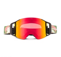 Lunettes MX avec protection UV à 100 %, monture intégrale en TPU, sangle réglable, pour moto, motocross, ski, sports de plein air