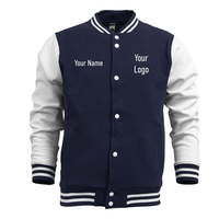 Veste bomber de baseball d'hiver personnalisée pour homme Sport-Tek, col montant, écologique, imperméable, respirante, style streetwear
