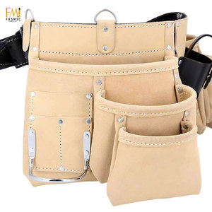 Wholesale Custom Professional Heavy Duty Genuine <b>Leather</b> <b>Tool</b> <b>Belt</b> Waterproof Feature Made in Pakistan - Product Image 5