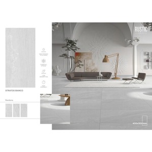 Zeenith กระเบื้องปูพื้นพอร์ซเลนแบบเต็มตัวเคลือบเงา1200x600มม. สีเทา - Product Image 6