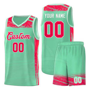 ชุดบาสเกตบอลผู้ชายระดับมืออาชีพ ระบายอากาศได้ดี แห้งเร็ว มีไซส์ใหญ่  สีและโลโก้ปรับแต่งได้ คุณภาพสูง ผลิตในปากีสถาน - Product Image 1