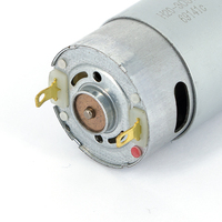 Mini moteur à engrenages CC 28 mm 12 V/24 V 10 tr/min à balais de charbon, efficacité IE3 pour distributeurs automatiques, ventilateurs et applications domotiques