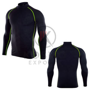 Conception de sublimation personnalisée Rash Guard bjj mma Chemises de gymnastique de compression pour hommes - Product Image 6