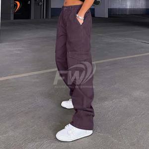Pantalones Jogger Cargo Transpirables Casuales para Hombre con Múltiples Bolsillos, Frente Plano, Diseño al por Mayor para Correr y Trabajo al Aire Libre - Product Image 6