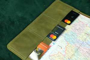 Soft Genuine Leather Heavy Duty Smell Proof Casual Journal Notebook Cover <b>A5</b> Refillable Notebook Holder Case for Travel Office - Product Image 3