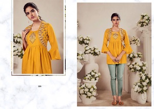 เสื้อสั้นเรยอนหนัก14กก. สำหรับสุภาพสตรีมีสไตล์ดีไซน์เนอร์ - Product Image 2