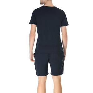 Conjunto corto informal de verano para hombre más vendido Serigrafía a color sólido a un precio - Product Image 6