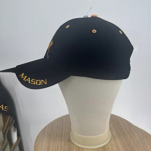 Gorra de béisbol de 6 paneles personalizada a la moda para hombre gorra de béisbol con agujero cortado a láser impermeable logotipo bordado personalizado Ronpex - Product Image 2
