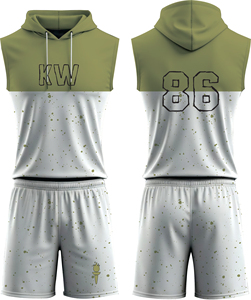 100% Kit de basket-ball léger en polyester Maillot à séchage rapide évacuant l'humidité Uniforme de basket-ball durable - Product Image 5