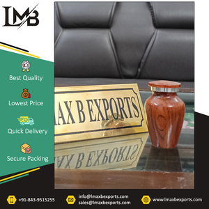 Urnas de cremación de colores de recuerdo de aluminio de estilo americano con acabado personalizado Suministros funerarios superiores del fabricante líder - Product Image 3