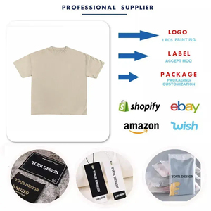 เสื้อยืดผ้าฝ้ายหนาทรงบ็อกซี่ของผู้ชายเสื้อยืดโลโก้แบบกำหนดเองสำหรับ100ของบุรุษขนาด310กรัม11ออนซ์ - Product Image 6