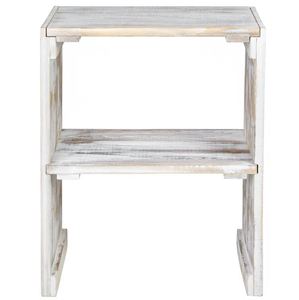 Table d'appoint en bois massif personnalisée à côté du canapé table vase décorative pour meubles de maison salon chambre bureau décoration 2023 - Product Image 2