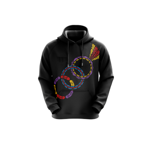 High Quality Wholesale Luxury Heavyweight Blank <b>Hoodie</b> Custom Embroidery logo <b>Black</b> <b>Oversized</b> <b>Hoodie</b> Men - Product Image 3