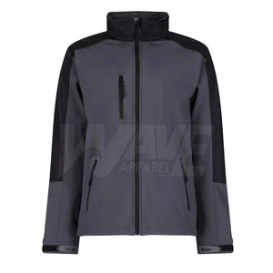 Chaqueta Cortavientos de Invierno para Hombre, Personalizada, Transpirable, con Cuello Mao, Botón Frontal, Logotipo, Nailon y Poliéster, Superventas - Product Image 1