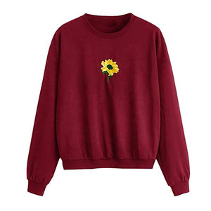 Sweat-shirt à col rond en coton unisexe de haute qualité imprimé avec logo personnalisé pour hommes et femmes en hiver - Product Image 1