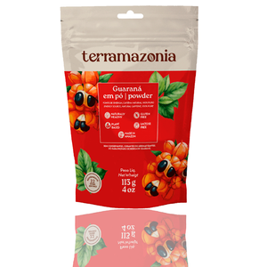 Poudre de Guarana Terramazonia 113g Source d'énergie naturelle à base de caféine, à base de plantes, sans gluten, sans lactose, sachet pour enfants, fabriqué au Brésil - Product Image 2