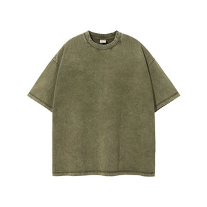 T-shirts pour hommes à imprimé graphique drôle, lettres vintage, surdimensionnés, t-shirts délavés à l'acide, streetwear, rappeur, t-shirt décontracté - Product Image 5
