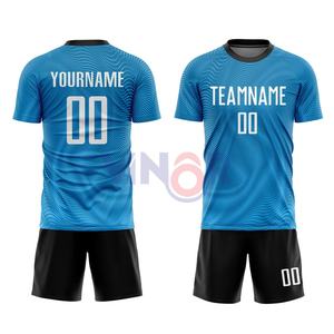 Uniforme de fútbol en blanco liso hecho a medida al por mayor 2025, conjuntos sublimados de entrenamiento de equipo, uniforme de fútbol, diseño con servicio OEM - Product Image 1