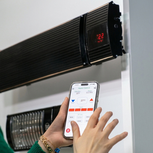 ELCON ARH 40RW Calefactor Radiante Eléctrico Inteligente con Wi-Fi, 4000W, Tecnología de Onda Larga, Control por Aplicación, Termostato Integrado, Negro A - Product Image 3