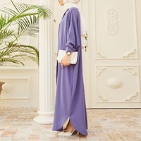 Nouvelle Collection 2025 – Abaya Respirante Personnalisée pour Adultes, en Polyester Double Face, Robe de Soirée Élégante et Formelle pour Femmes Musulmanes