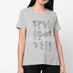 Camiseta con Logotipo Personalizado al Mejor Precio para Mujer, Algodón/Fibra de Bambú de Alta Calidad, Impresión Digital, Secado Rápido y Transpirable para Verano - Product Image 1