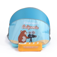 Bouée de bain pour bébé Sunny California avec auvent solaire, flotteur d'apprentissage sans air pour bébé, pour la plage et la piscine