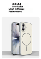 Coque en TPU givré KAOU Skin Touch pour iPhone 17/17 Pro avec aimant intégré, bouton caméra IA et étui – Nouveau modèle