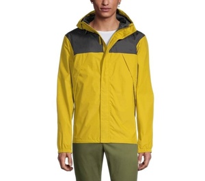 Chaqueta Cortavientos Ligera de Nailon para Hombre con Logotipo Personalizado, Impermeable, con Media Cremallera y Capucha, Decoración de Piel para Invierno - Product Image 1