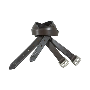 Prix économique Sangles en cuir cousues fantaisie Étriers en laiton massif Montage personnalisé Branding Bienvenue pour les produits équestres - Product Image 1