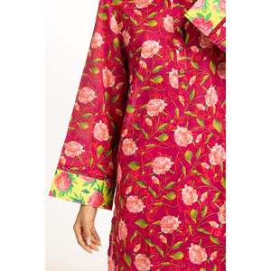 Conjunto IUSTTS-755 de tela crepé estampada informal para primavera/verano - Product Image 4