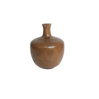 Vas Lantai Bambu Buatan Tangan Pot Bunga Kayu Art Deco Dekorasi Rumah Pernikahan Ukuran Kustom Pemasok Grosir