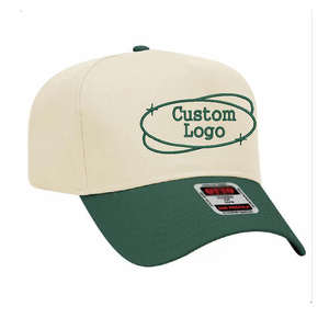 Gorra de Béisbol Personalizada con Logotipo Bordado en 3D, 5 Paneles, Perfil Medio, Dos Tonos, con Logotipo Bordado en Chenilla, Unisex - Product Image 1