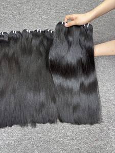 Extensiones de cabello liso sedoso Natural de cabello vietnamita crudo 100% vietnamita sin enredos sin desprendimiento para todos los colores y teñido - Product Image 2