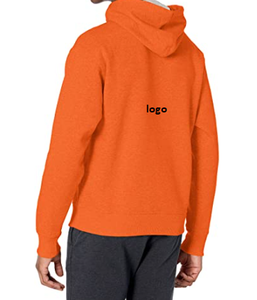 Sweat à capuche en molleton mélangé pour hommes, Logo personnalisé 50% coton 50% Polyester, importé à fermeture, stock de vêtements, lavable à la Machine - Product Image 3