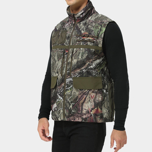 Gilet sans manches respirant pour homme, design personnalisé, softshell 300g, fermeture éclair, pour la chasse en hiver, bodywarmer durable - Product Image 2