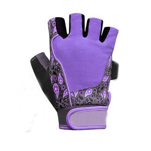 Guantes de gimnasio antideslizantes de medio dedo para levantamiento de pesas entrenamiento de culturismo guantes de entrenamiento deportivo de nailon Unisex - Product Image 4